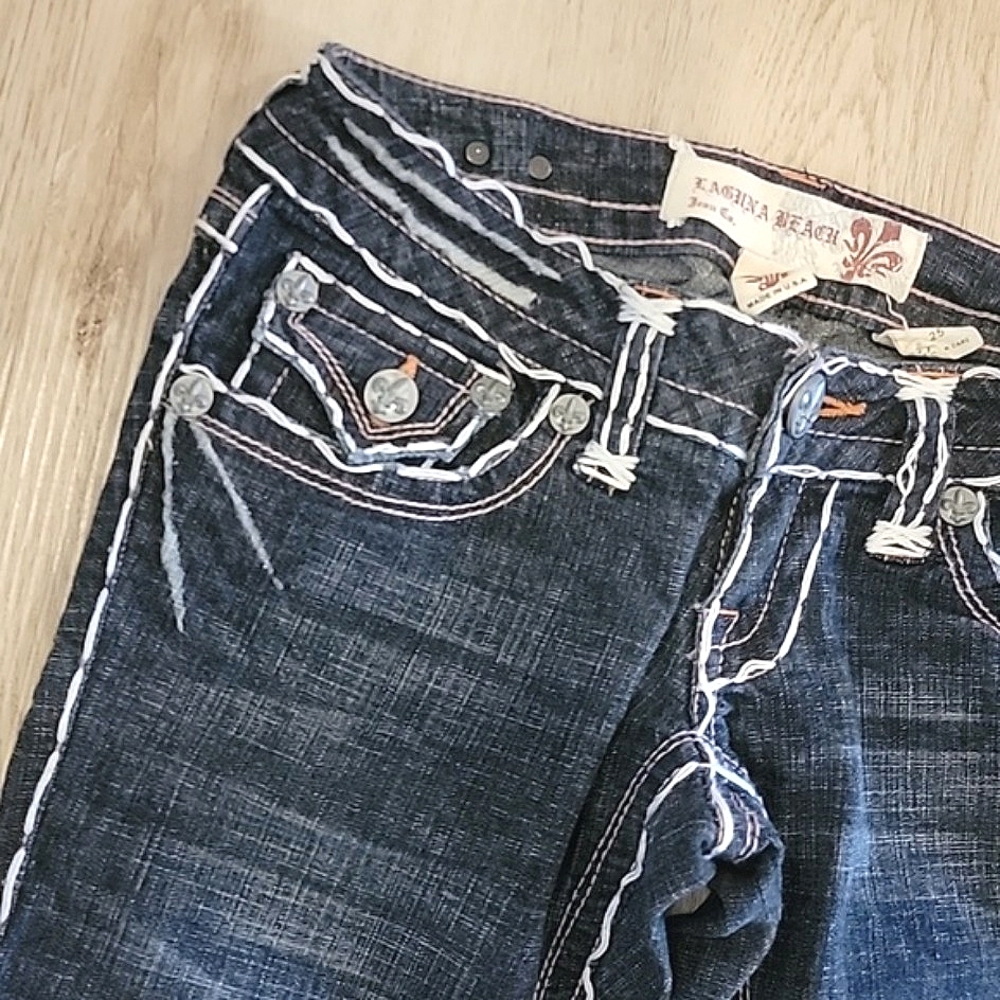 🍃 Laguna Beach womens jeans Sz 25 - Picture 3 of 6